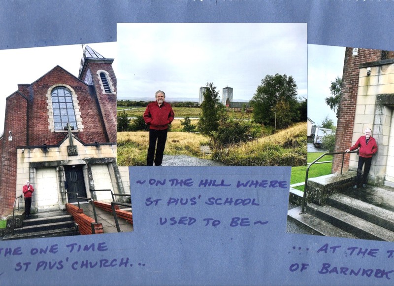 Respondent Mike Kelly At Old Haunts In Drumchapel, In 2022. image