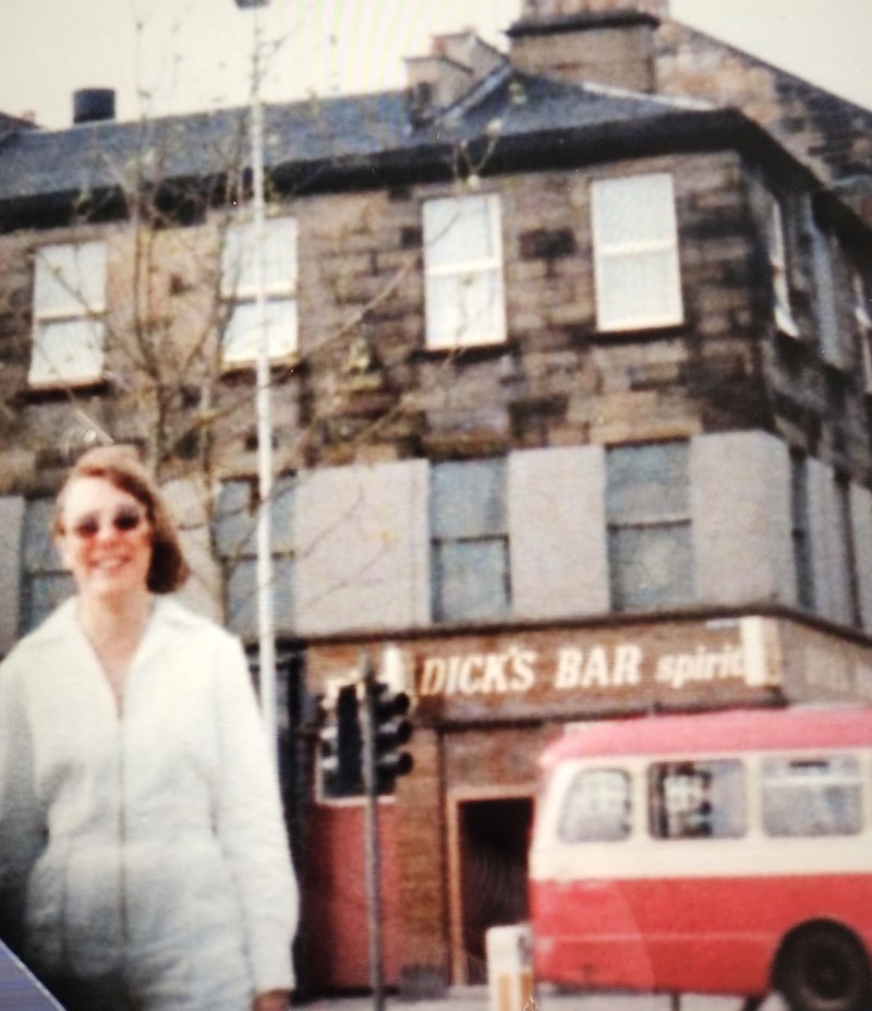 Muriel Baker Outside Flat In The Broomielaw. Courtesy Of Muriel Baker image