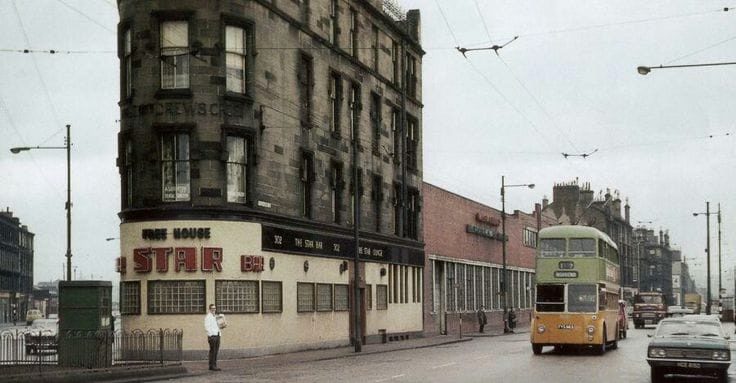 Trolley About To Pass Eglinton Toll, 1967 image