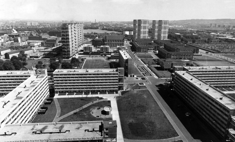 Aerial Views Of The Gorbals. 18Th June 1973. Picture Mirrorpix. image