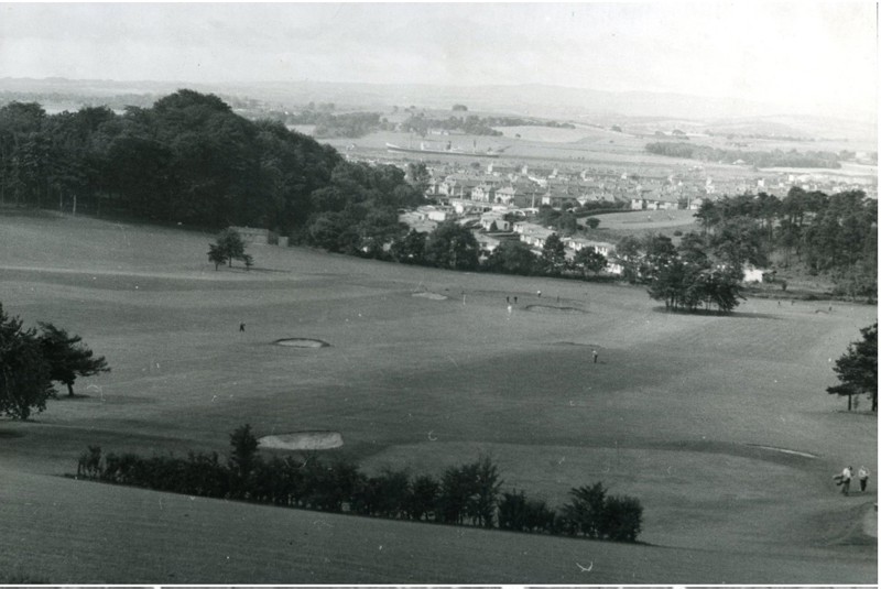 Prefabs At Littleholm, Clydebank, 1950S, Now The Site Of 3 High Rises. Courtesy Of Clydebank Local History Society image