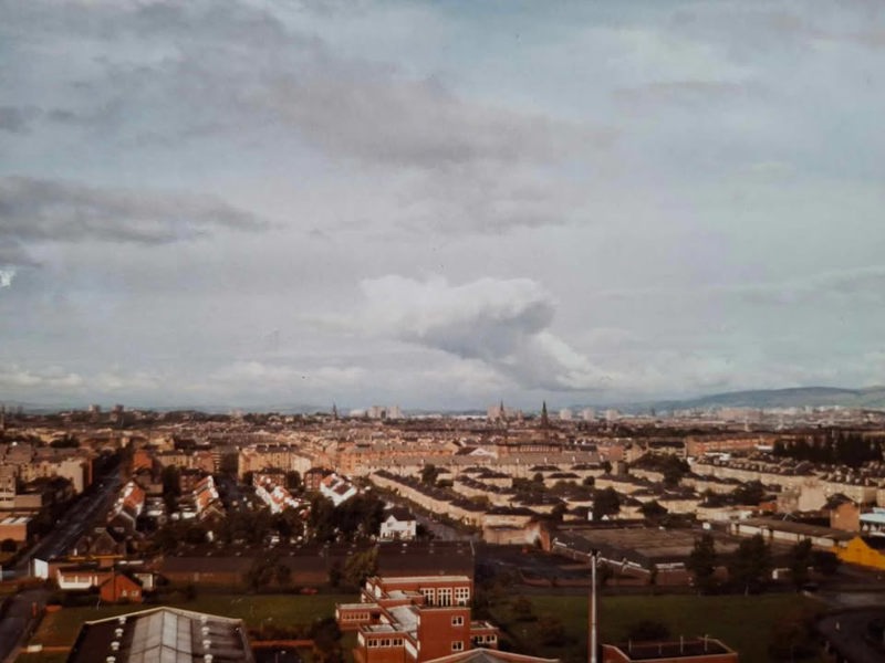 View From His Home 18Th Floor, 99 Prospecthill Circus, 1984. Courtesy Of Colin White image