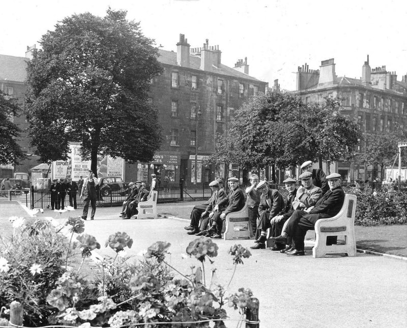 Phoenix Park, Cowcaddens,1960. The Park Was Laid Out On Site Of The Former Phoenix Foundry In The 1890S Disappeared Beneath The M8 In The 1960S. image