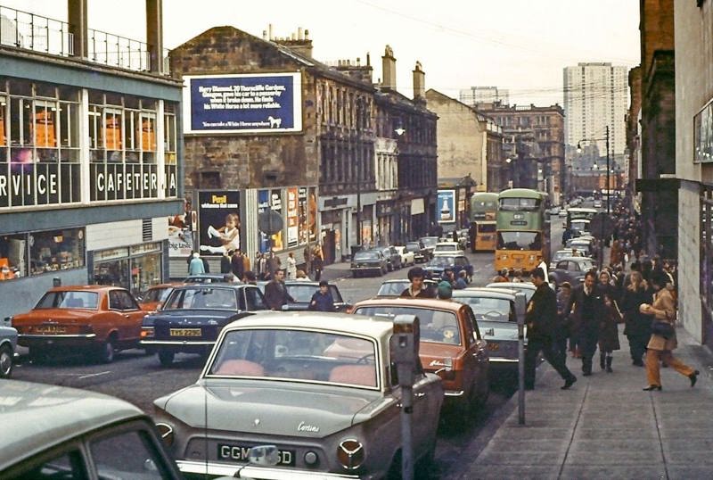 Renfrew St At Cambridge St. The Building On The Left Which Says CAFETERIA Is Where You Took Your Cigarette Coupons And Collected Your Gift. CB image