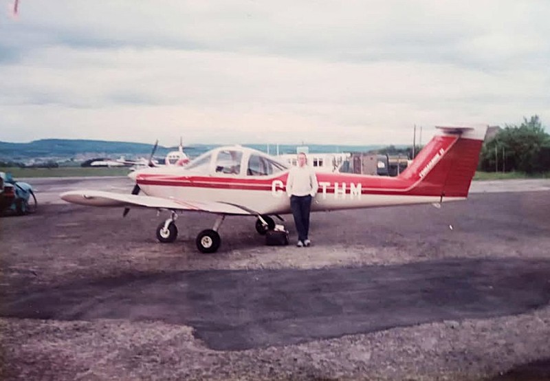 Colin White, Respondent, With His Plane C.1982 To 1986. Courtesy Of Colin White image