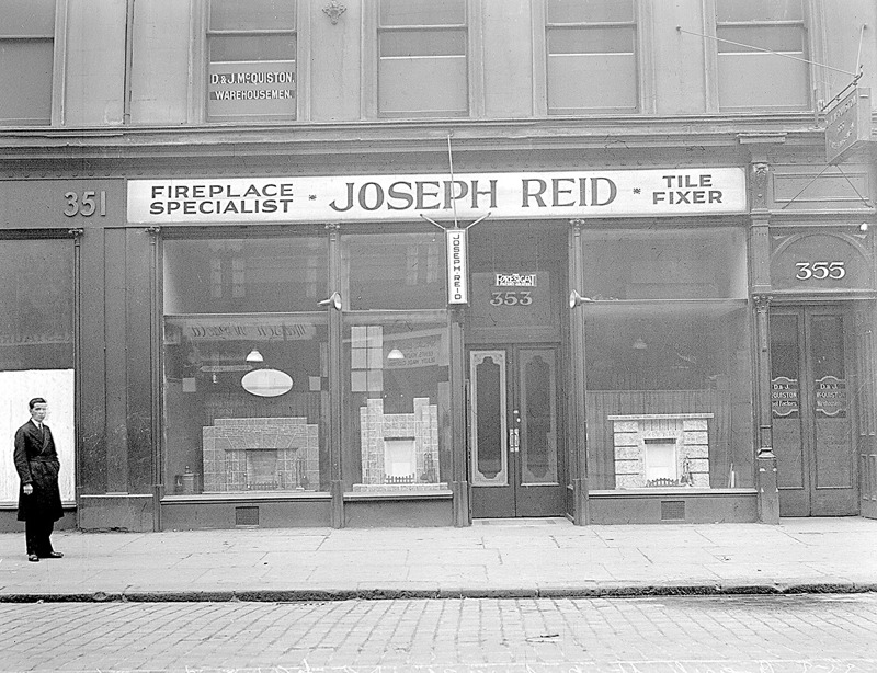 Joseph Reid, Fire Specialist, Whose Premises Were At 353 Argyle Street, 1936 image
