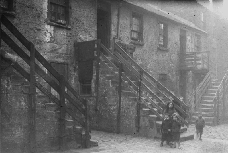 Marlborough St, 1919, Calton. Slum Housing Later Part Of The 1923 Rehousing Scheme image