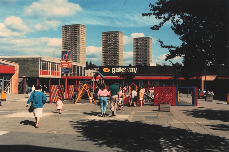Drumchapel Shops, 1989. Pic Glasgow Times History image