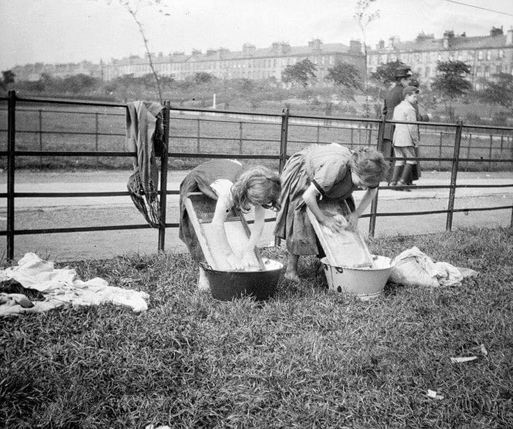 Wash Boards Glasgow Green. Source Unknown image