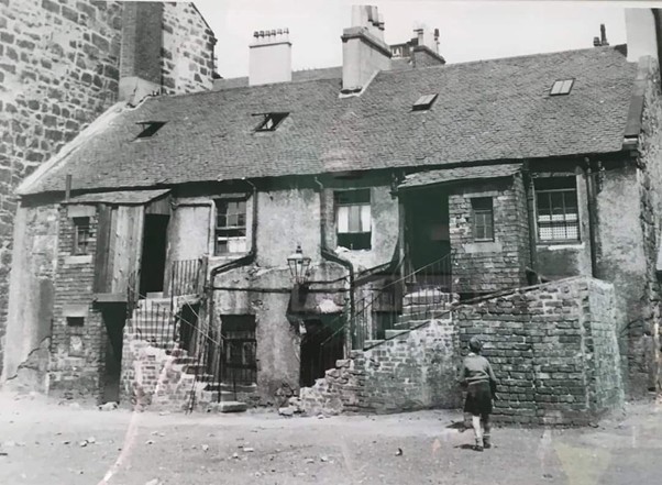 Commerce Street At Nelson Street, Tradeston, 1946. Source Unknown image