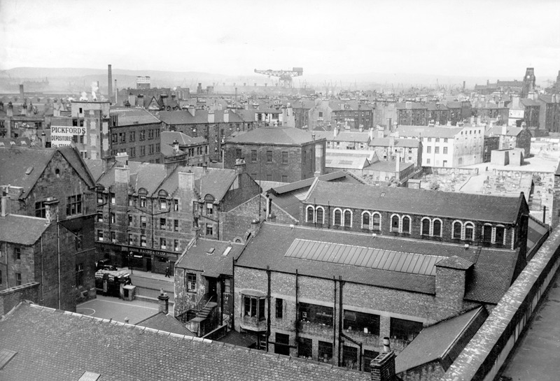 Bishop St, 1958. Anderston Development Rooftop View Of Bishop St, 1958 image