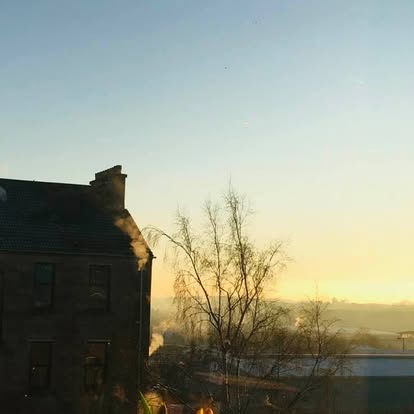 3Rd View From Housing Association Flat 31, 474 Duke Street, During Lockdown. Courtesy Of David A Allan image