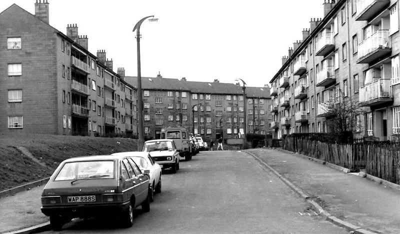 Bressay Road In Barlanark, Early 1980S. image