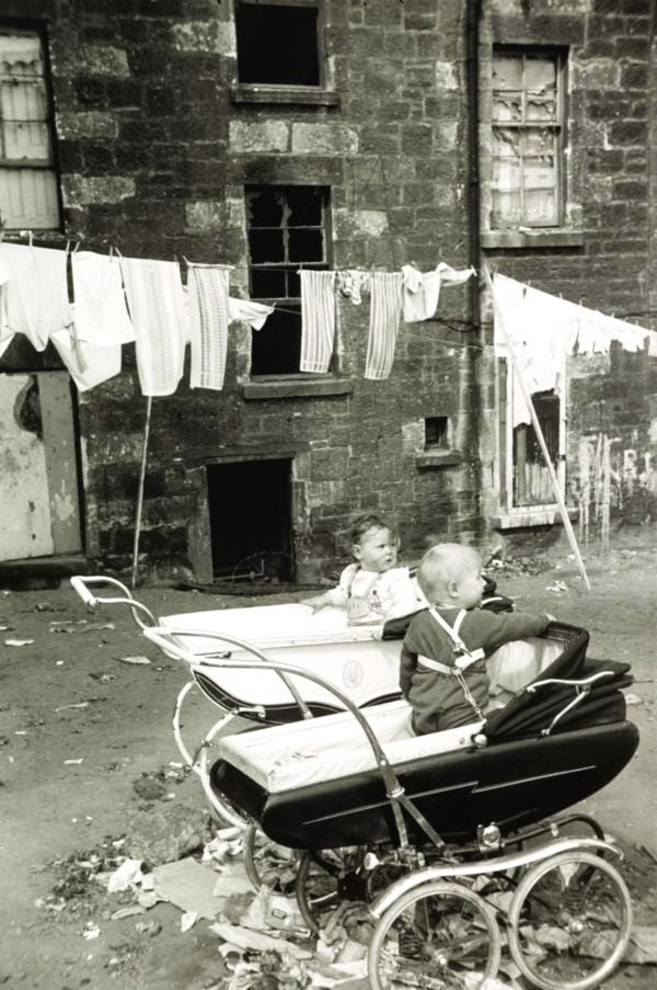 Babies In Prams On Washdays At The Tenements image