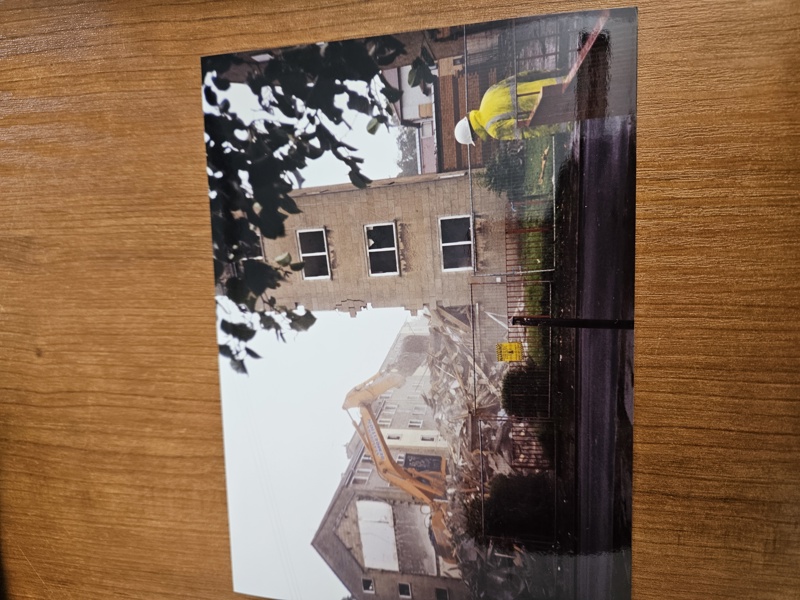 Demolition Machrie Road 1. Courtesy Of Respondent, Anna Stuart image