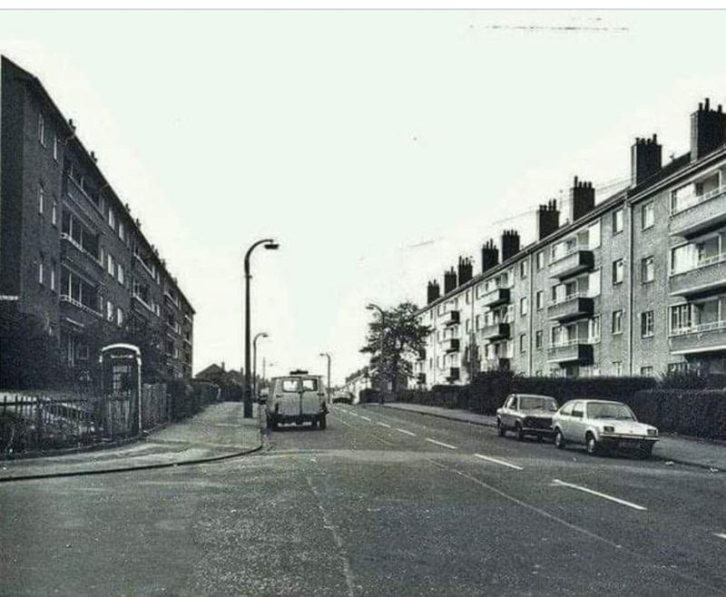 Corner Of Scaraway St And Vallay St. In Milton. Just Out Of Photo On The Right Is A Small Line Of Shops image