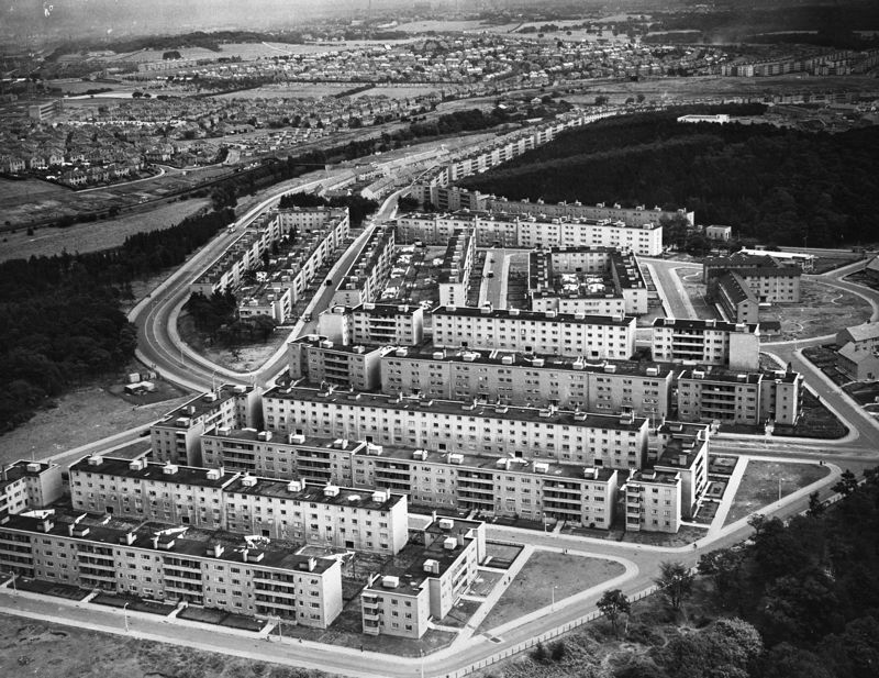 Aerial View Of Priesthill And Pollok. 21St June 1966. Pic Mirrorpix. image