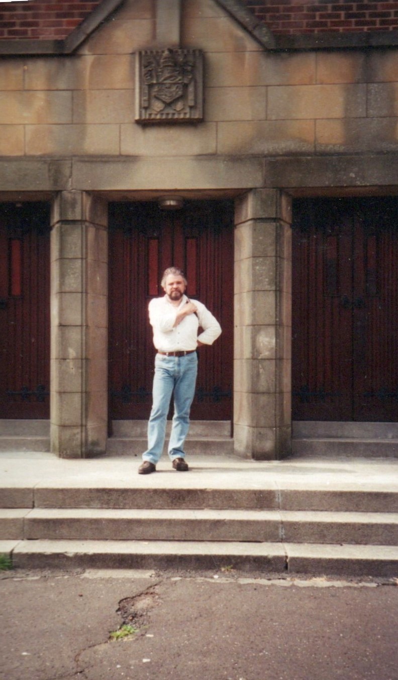 Respondent Mike Kelly, At St Pius Church, Drumchapel, In 1999. Courtesy Of Mike Kelly image
